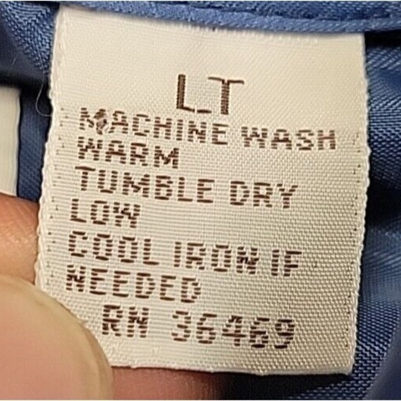 Vintage Norwest Territory Blue Checkboard Western Flannel Shirt Men's Large Tall - Picture 10 of 10